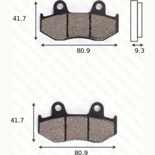 disk brake pads MCB 685 ABE approved