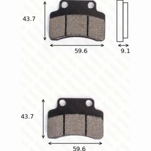 disk brake pads MCB 694 ABE approved
