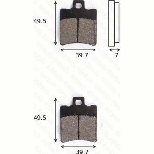 Bremsklötze Scheibenbremsbeläge MCB 696 mit ABE