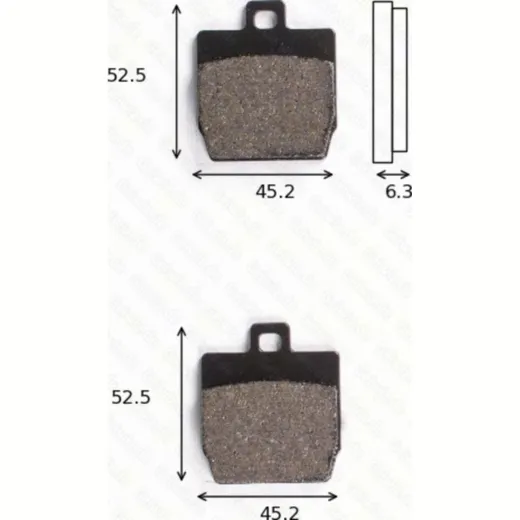disc brake pad MCB 701 homologated
