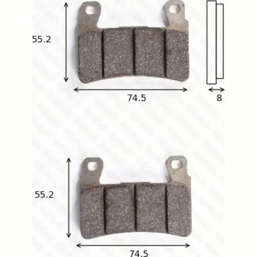 Bremsklötze Scheibenbremsbeläge MCB 703 SRQ ohne ABE