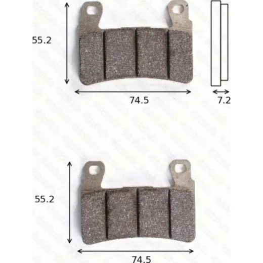 disk brake pads MCB 703 SV ABE approved