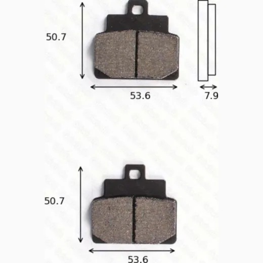 disk brake pads MCB 709 ABE approved
