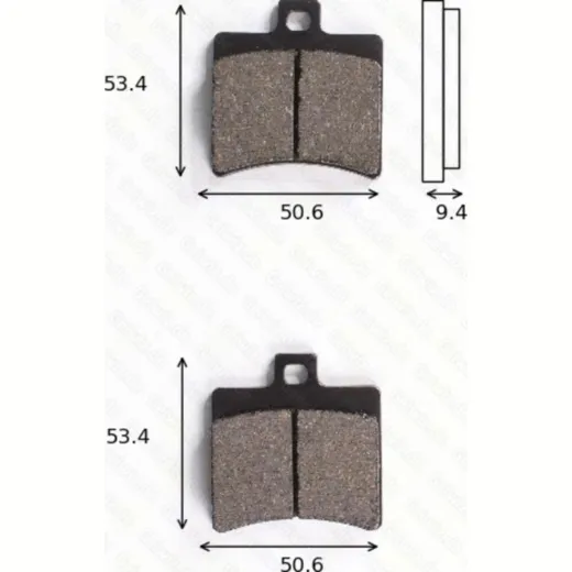 Disc brake pads MCB 710 homologated