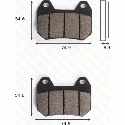 Disc brake pads MCB 713 homologated