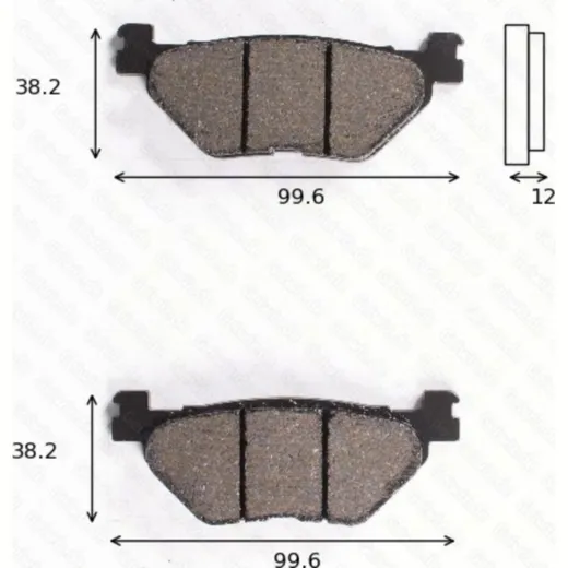 Disc brake pads MCB 722 LF homologated