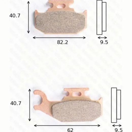 disk brake pads MCB 723 SI ABE approved