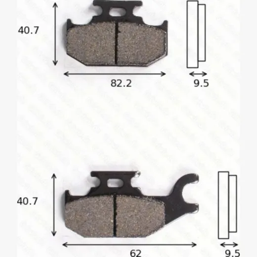 disk brake pads MCB 724 SI ABE approved