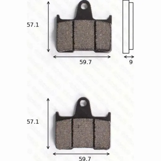 disk brake pads MCB 729 SH ABE approved