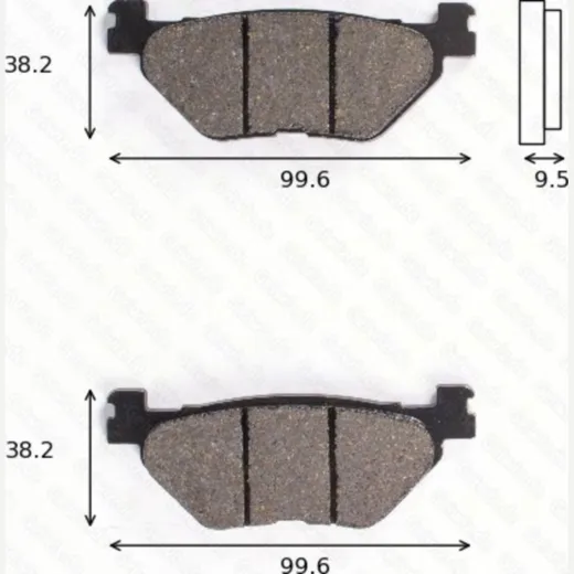 disk brake pads MCB 731 SH ABE approved