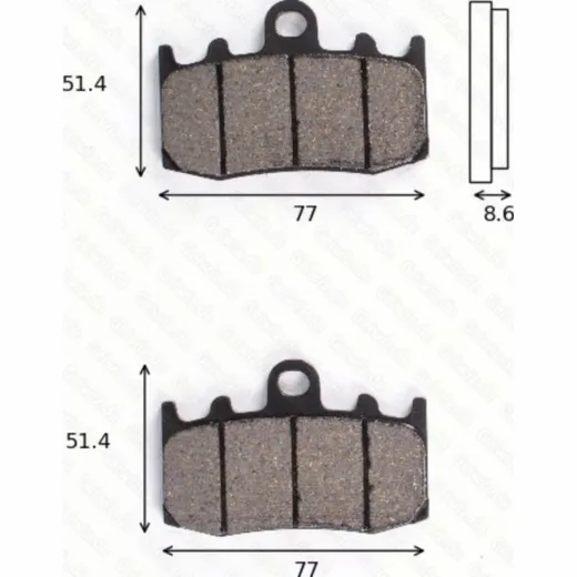 disk brake pads MCB 748 SV ABE approved