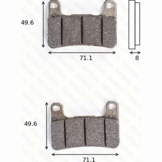 disk brake pads MCB 752 SCR