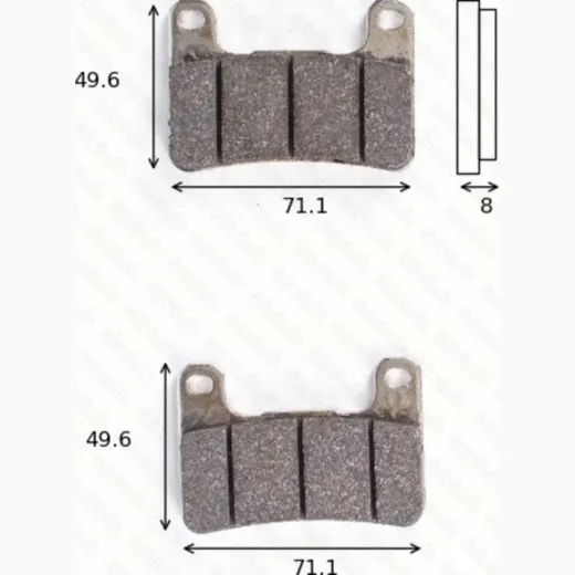 Bremsklötze Scheibenbremsbeläge MCB 752 SV mit ABE