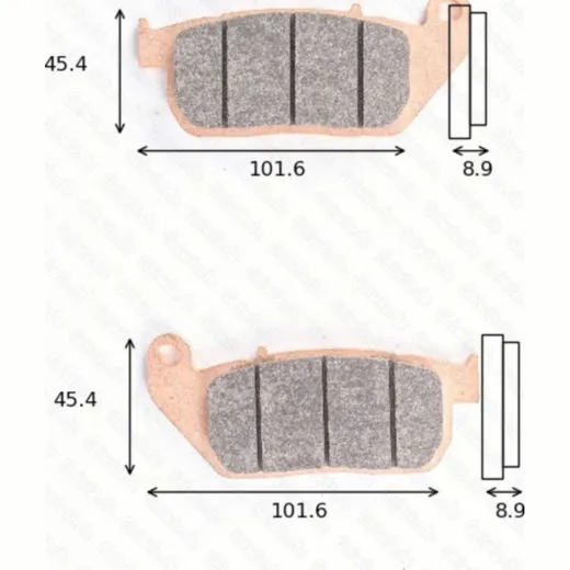 disk brake pads MCB 753SV ABE approved