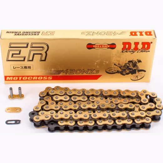reinforced chain NZ3 G&B, 420, 132 with clip lock / usable for offroad drive up to 18kW (25HP)