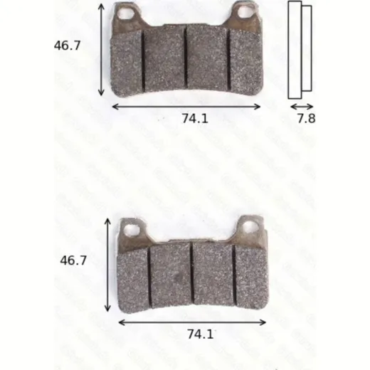 disk brake pads MCB 755SV ABE approved
