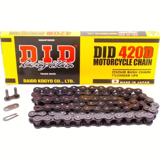 chain standard D, 420, 94 with clip lock / usable up to 11,03kW (15HP)