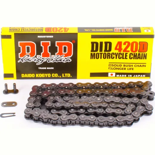 chain standard D, 420, 100 with clip lock / usable up to 11,03kW (15HP)