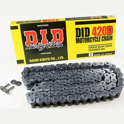 chain standard D, 420, 130 with clip lock / usable up to 11,03kW (15HP)