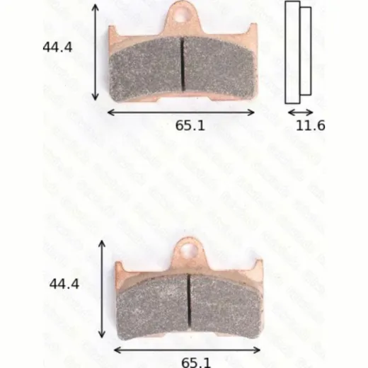 disk brake pads MCB 756 RSI ABE approved