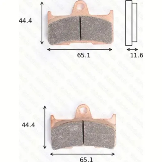 disk brake pads MCB 756 SI ABE approved