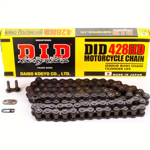 reinforced chain HD, 428, 142 with clip lock / usable up to 17,65kW (24HP)