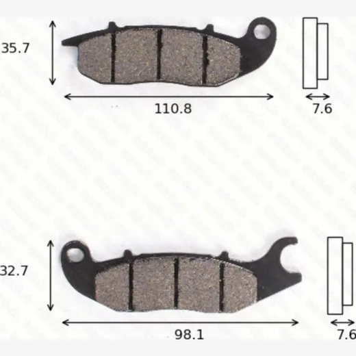disc brake pad MCB 759 homologated