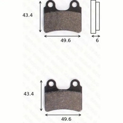 disc brake pad MCB 766 STD homologated