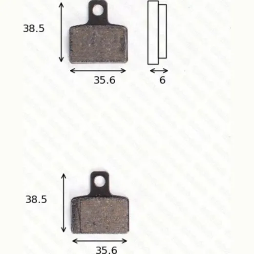 Bremsklötze Scheibenbremsbeläge MCB 767 mit ABE