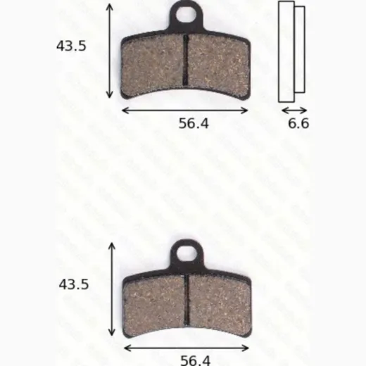 disc brake pad MCB 770 homologated
