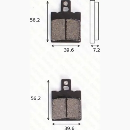 Disc brake pads MCB 775 homologated