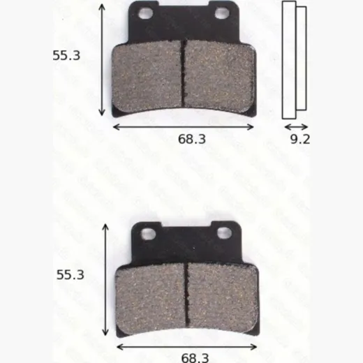 Bremsklötze Scheibenbremsbeläge MCB 785 STD mit ABE
