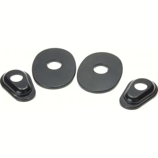 SHIN YO mounting plates INDY SPACER ISY3 for mini-winker for Yamaha, black, Set