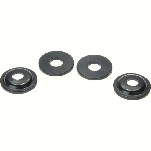 SHIN YO mounting plates INDY SPACER ISO1 universal, round for mini-winker, black, Set