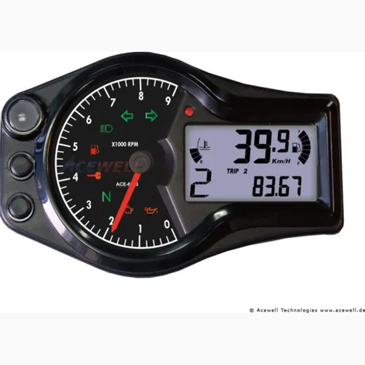 ACE-6X54 digital Instrument for ATV & Motorcycle (up to 9000 RPM)