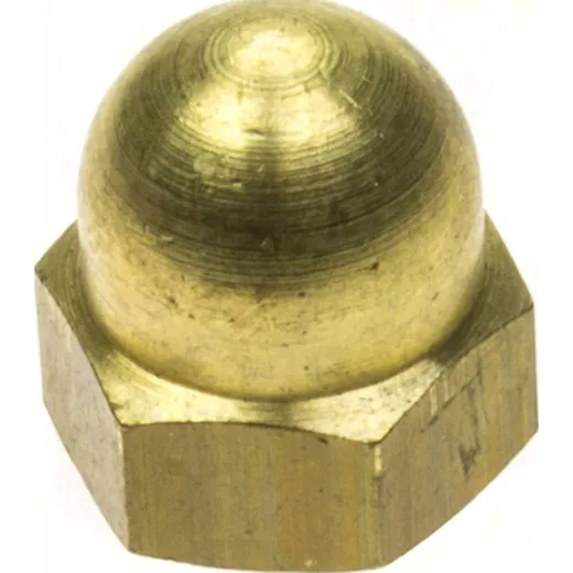 Nut 1587 / brass M8 (10 Pc.)
