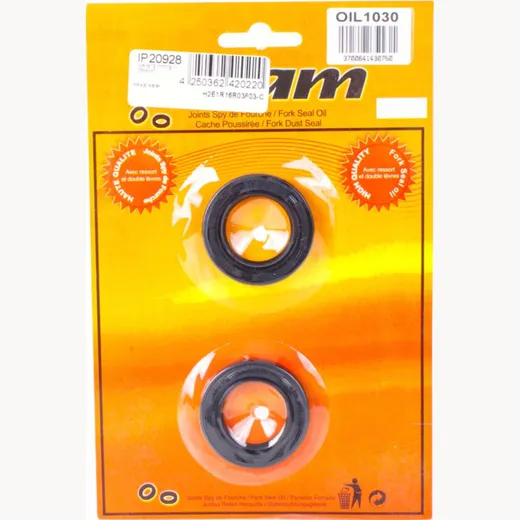 Shaft seal - 25x40x7, NBR, with dust lip