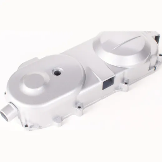 crankcase cover for 10" wheel, 669mm drive belt - silver for GY6 50cc