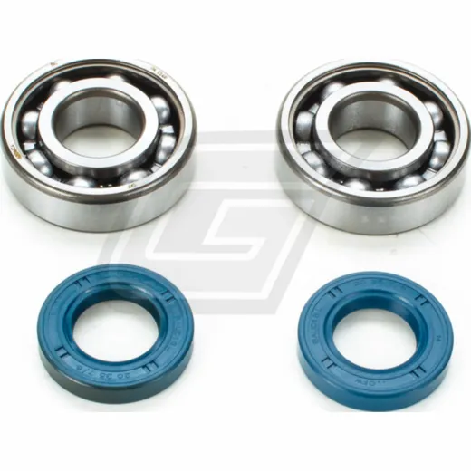 Kurbelwellenlager Satz SKF Metallkäfig für Derbi EBE, EBS, D50B0