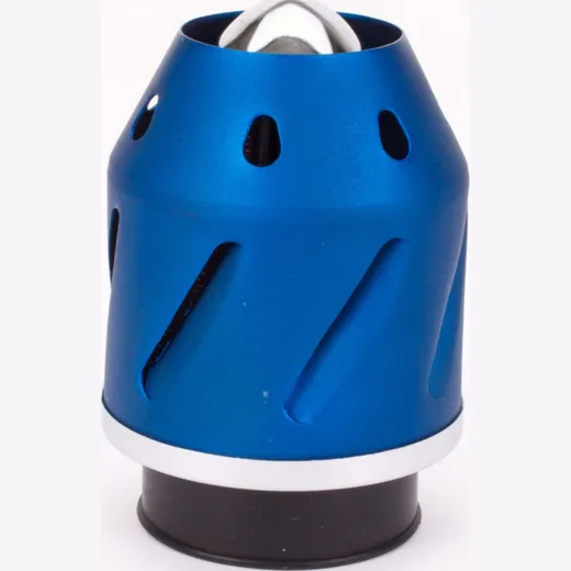 air filter Grenade blue straight version 35/48mm carb connection (adapter)