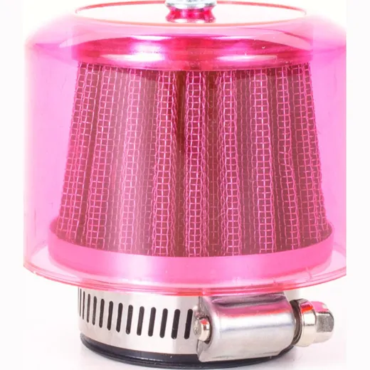 air filter Air-System metal gauze filter 35mm straight version red shield
