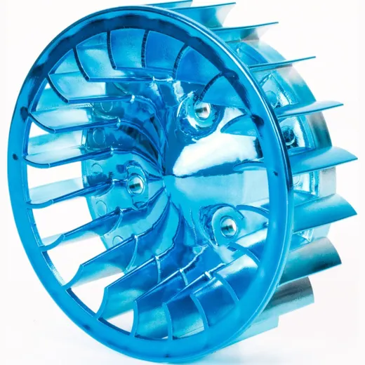 fan wheel blue for Minarelli horizontal, for: Keeway, CPI, 1E40QMB