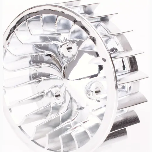 fan wheel chrome for Minarelli horizontal, for: Keeway, CPI, 1E40QMB