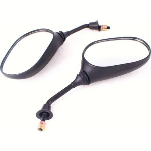 mirror set M8 thread, right side mirror with left-hand thread with E-mark