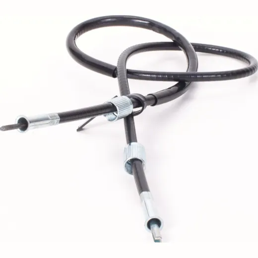 speedometer cable with cap nut - one square and one slotted drive end - version B
