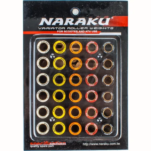 variator weights adjustment set 16x13mm ?5.0g-6.0g