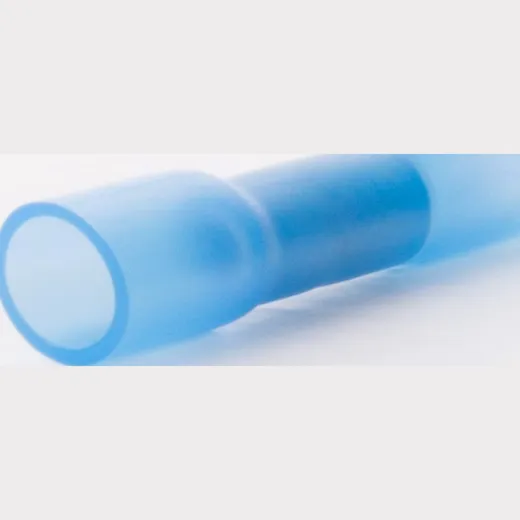 Butt connector shrink hose for wire cross section 1,5-2,5 mm², blue, 100 pieces