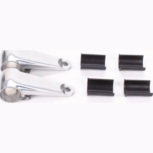Head lamp holter set for 32-41mm fork holm aluminium polished 15129098
