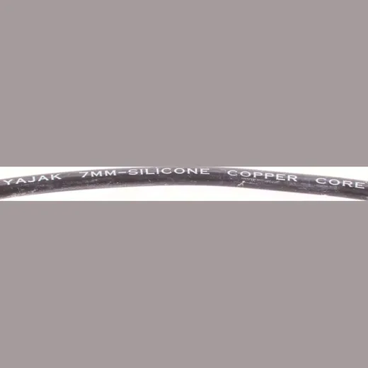 ignition cable silicon schwarz 7mm (1 meter)