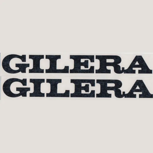 Sticker black (foil) for: Gilera 20cm 2x
